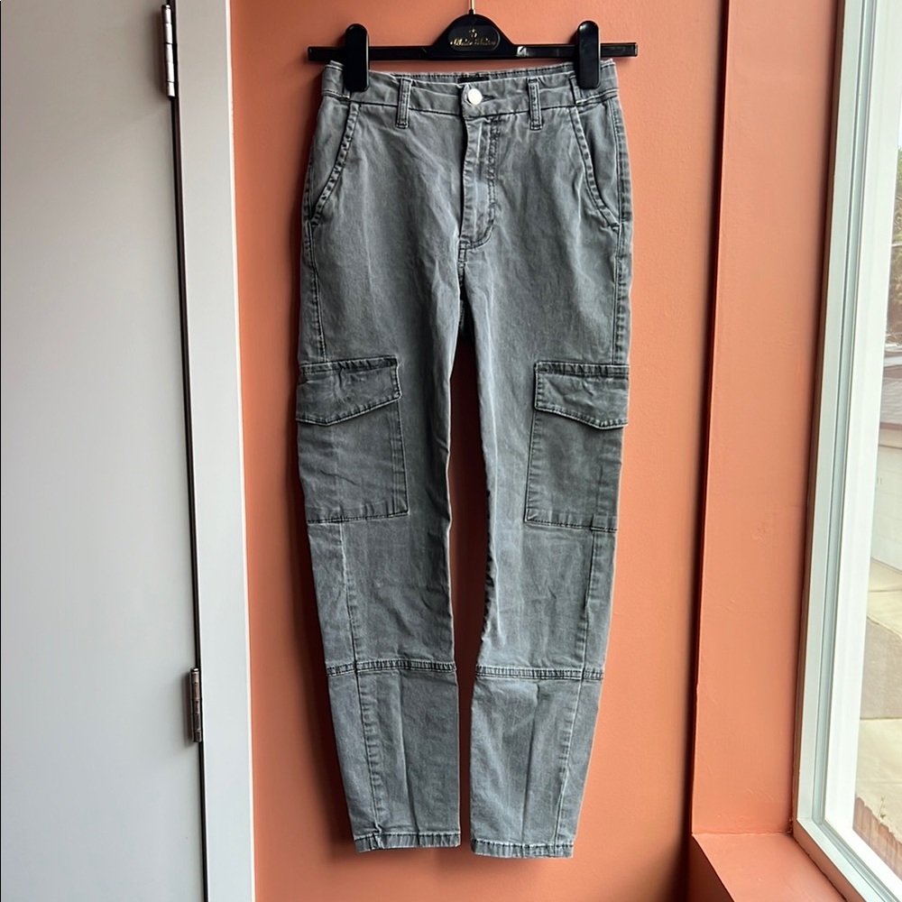 BDG Gray Straight Leg Cargo Pants